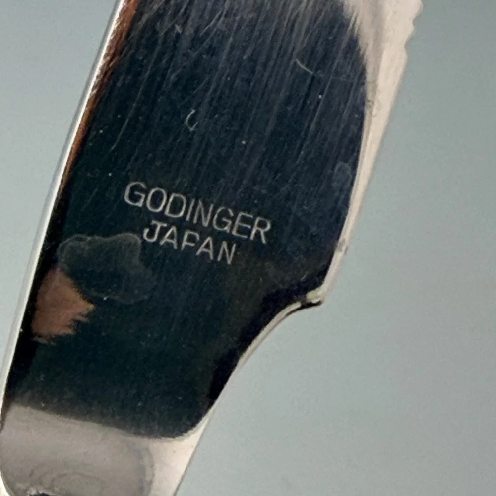 Godinger Japan Silver Plate Cheese Knife and Pie Cake Server Set Vintage Tarnish